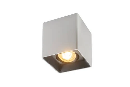 DK3030-WB Светильник накладной IP 20, 10 Вт, GU5.3, LED, белый/черный, пластик