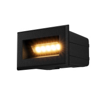 Подсветка для лестниц Outdoor Bosca, LED 3W, 3000K, Черный (Maytoni Outdoor, O045SL-L3B3K)
