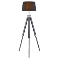 Торшер Lgo Amistad, 1xE27, Серый и Черный (Lussole, LSP-0554)