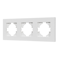 Рамка пластиковая FRM-PERIO-PL-3-WH (Arlight, -)