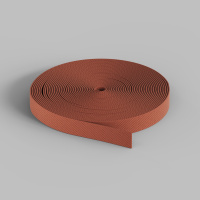 TR5502-BR Гибкий трек-ремень Belty, серия Base, 20м, 48V DC, IP20, коричневый, ткань, медь