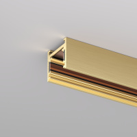 TR5710-SB Трек SHINE BASE, 1м, 48V DC, IP20, сатинированная латунь, алюминий