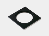 Рамка для MINI COMBO, квадратная, черная алюминиевая, MINI-COMBO-S1-BL (00-00010298, SWG PRO)