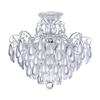 Люстра Classic Chabrol, 4xE14 Серебро, Серебристый (Freya, FR2302CL-04S)