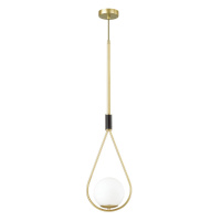 Подвес Flari Pendant, 1xE14, Золотой; Черный (Odeon Light, 4810/1)